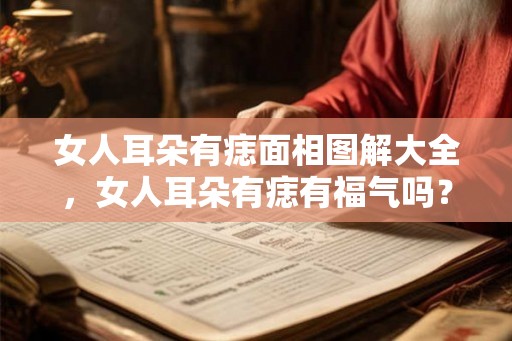 女人耳朵有痣面相图解大全，女人耳朵有痣有福气吗？