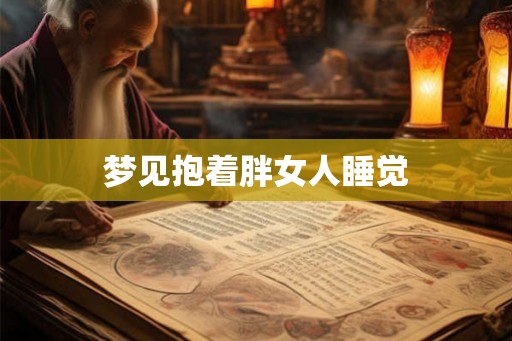 梦见抱着胖女人睡觉