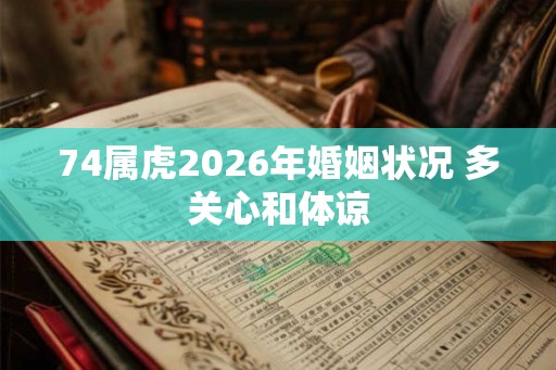 74属虎2026年婚姻状况 多关心和体谅