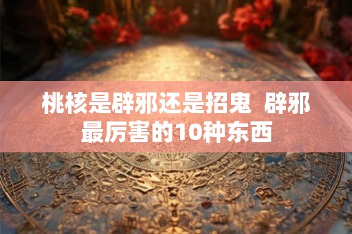 桃核是辟邪还是招鬼  辟邪最厉害的10种东西