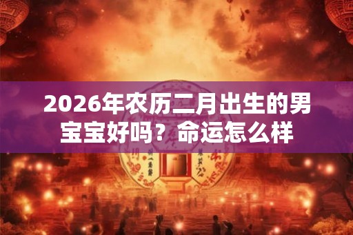 2026年农历二月出生的男宝宝好吗？命运怎么样
