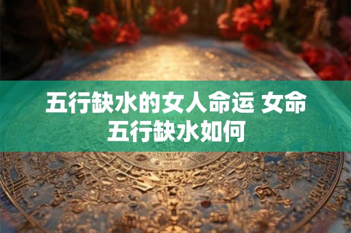 五行缺水的女人命运 女命五行缺水如何