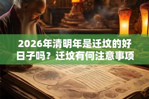2026年清明年是迁坟的好日子吗？迁坟有何注意事项？