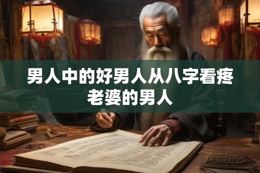 男人中的好男人从八字看疼老婆的男人