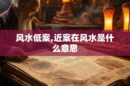 风水低案,近案在风水是什么意思