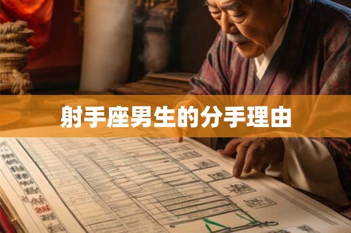射手座男生的分手理由