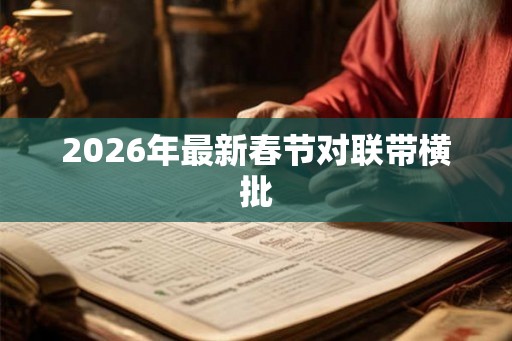2026年最新春节对联带横批