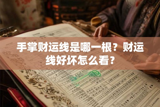 手掌财运线是哪一根？财运线好坏怎么看？