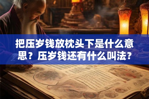 把压岁钱放枕头下是什么意思？压岁钱还有什么叫法？