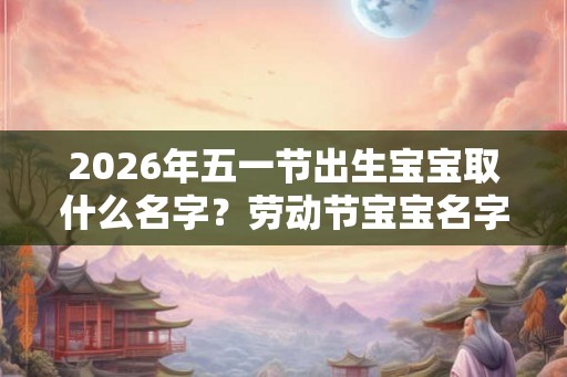 2026年五一节出生宝宝取什么名字？劳动节宝宝名字推荐！