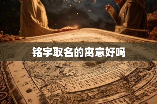铭字取名的寓意好吗