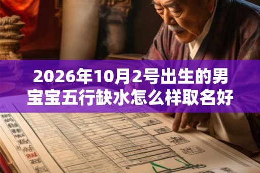 2026年10月2号出生的男宝宝五行缺水怎么样取名好