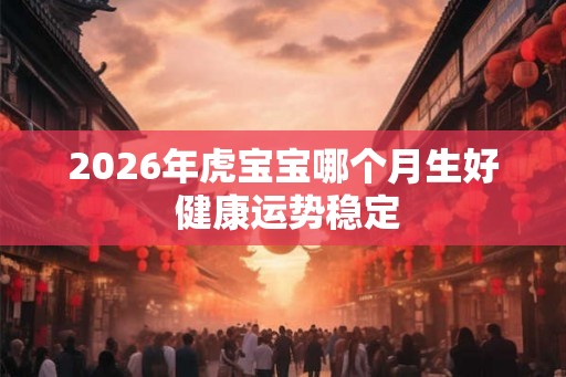 2026年虎宝宝哪个月生好 健康运势稳定