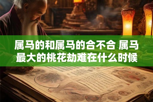 属马的和属马的合不合 属马最大的桃花劫难在什么时候