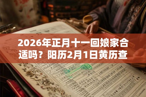 2026年正月十一回娘家合适吗?阳历2月1日黄历查询 2026年正月十一回娘家合适吗?阳历2月1日黄历查询