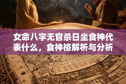 女命八字无官杀日坐食神代表什么，食神格解析与分析