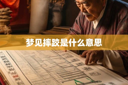 梦见摔跤是什么意思 梦见摔跤是什么意思