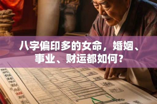 八字偏印多的女命，婚姻、事业、财运都如何？