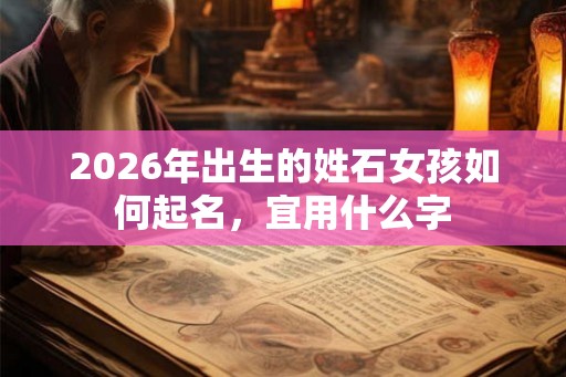 2026年出生的姓石女孩如何起名，宜用什么字