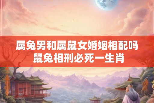 属兔男和属鼠女婚姻相配吗 鼠兔相刑必死一生肖