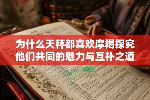 为什么天秤都喜欢摩羯探究他们共同的魅力与互补之道