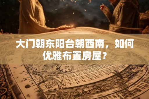 大门朝东阳台朝西南，如何优雅布置房屋？