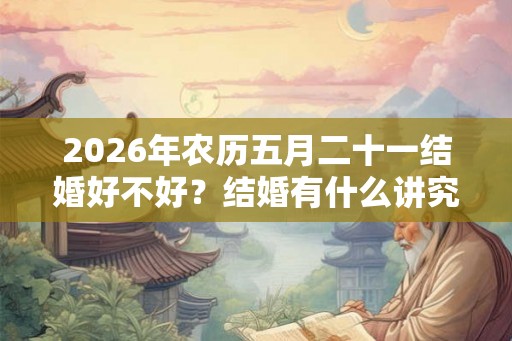 2026年农历五月二十一结婚好不好？结婚有什么讲究？