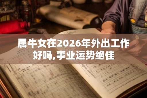 属牛女在2026年外出工作好吗,事业运势绝佳