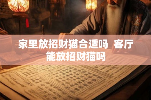 家里放招财猫合适吗  客厅能放招财猫吗