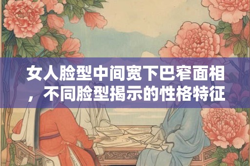 女人脸型中间宽下巴窄面相,不同脸型揭示的性格特征与命运预测 女人脸型中间宽下巴窄面相,不同脸型揭示的性格特征与命运预测