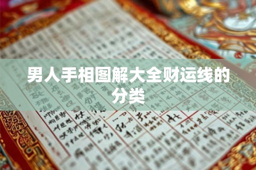 男人手相图解大全财运线的分类 男人手相图解大全财运线的分类