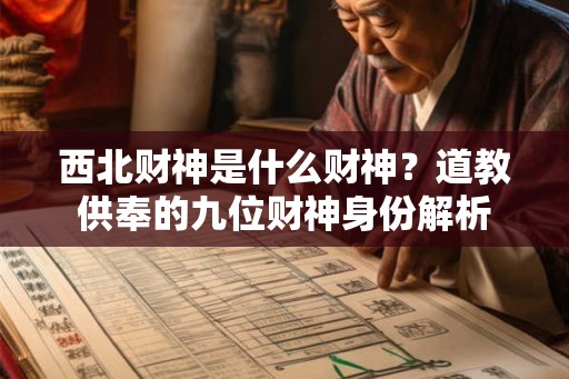 西北财神是什么财神？道教供奉的九位财神身份解析