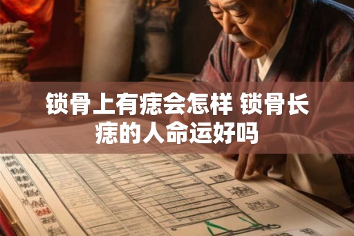 锁骨上有痣会怎样 锁骨长痣的人命运好吗