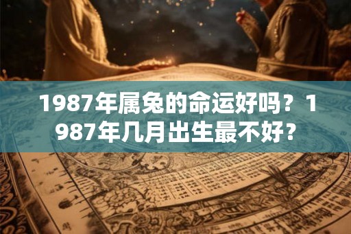 1987年属兔的命运好吗？1987年几月出生最不好？