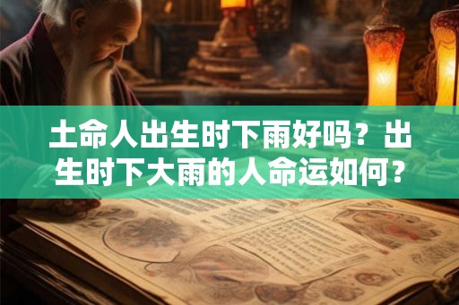 土命人出生时下雨好吗？出生时下大雨的人命运如何？