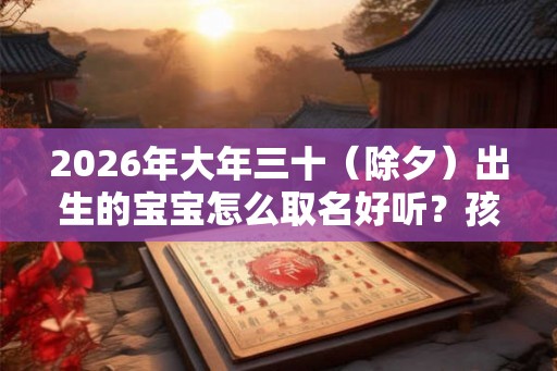 2026年大年三十（除夕）出生的宝宝怎么取名好听？孩子阴气重？