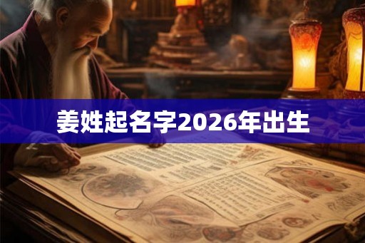 姜姓起名字2026年出生