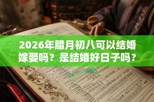 2026年腊月初八可以结婚嫁娶吗？是结婚好日子吗？