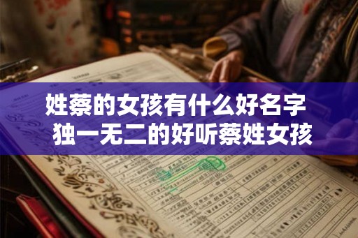 姓蔡的女孩有什么好名字  独一无二的好听蔡姓女孩名字