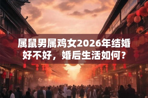 属鼠男属鸡女2026年结婚好不好，婚后生活如何？