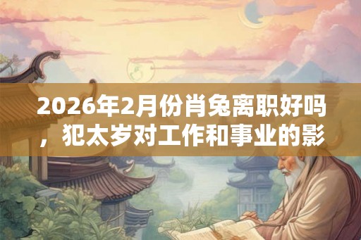2026年2月份肖兔离职好吗，犯太岁对工作和事业的影响