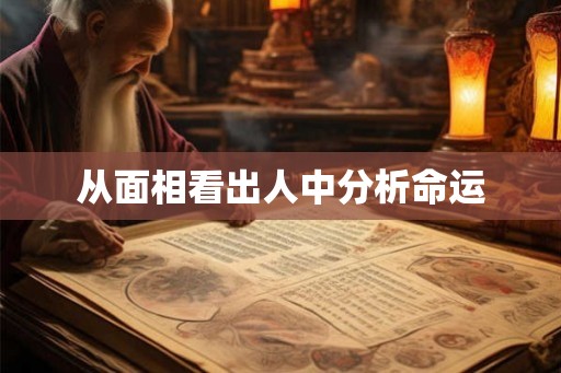 从面相看出人中分析命运