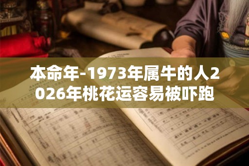 本命年-1973年属牛的人2026年桃花运容易被吓跑