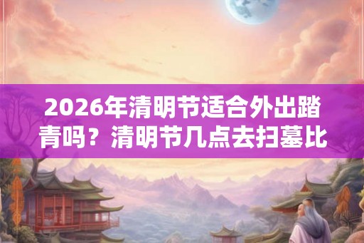 2026年清明节适合外出踏青吗？清明节几点去扫墓比较好？