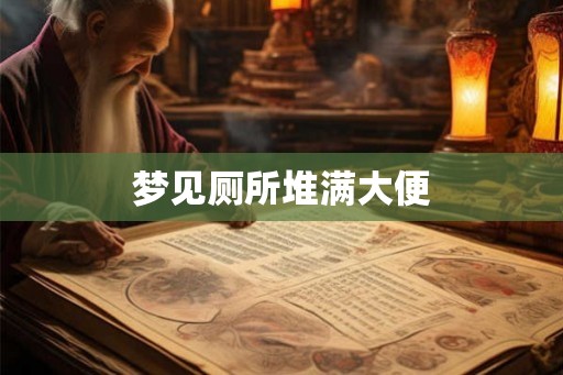 梦见厕所堆满大便