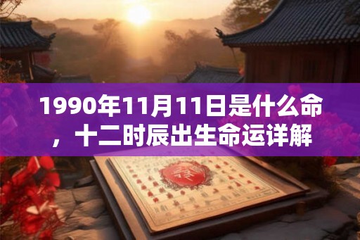 1990年11月11日是什么命，十二时辰出生命运详解