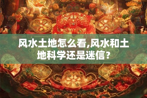 风水土地怎么看,风水和土地科学还是迷信？