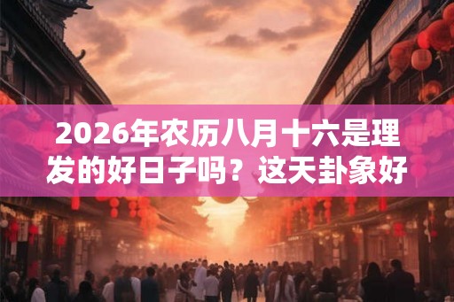 2026年农历八月十六是理发的好日子吗？这天卦象好不好？