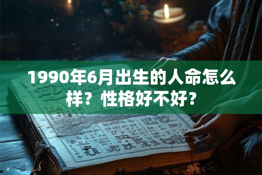 1990年6月出生的人命怎么样?性格好不好? 1990年6月出生的人命怎么样?性格好不好?