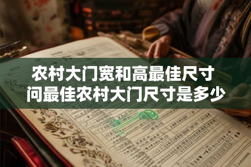 农村大门宽和高最佳尺寸 问最佳农村大门尺寸是多少